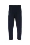 Prada Men Navy Blue Tech Fabric Joggers In Blue