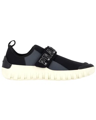 Prada Men's Neoprene Frog Sneaker (authentic Pre-loved) In Black