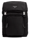 Prada Nylon Backpack In Black