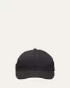 Prada Re-nylon Baseball Cap In Nero