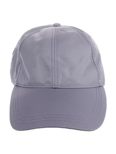 Pre-owned Prada Men's Nylon Baseball Hat In Purple