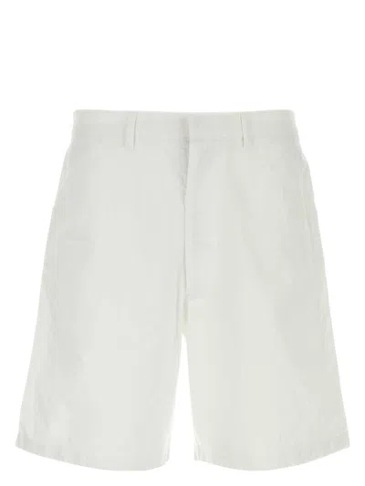 PRADA MEN'S OXFORD BERMUDA SHORTS