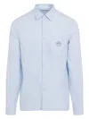 Prada Oxford Shirt In Cotton In Light Blue