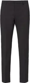 Prada Men's Tailored Wool And Mohair Pants In Nero