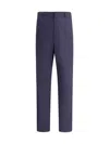 Prada Trousers Straight Leg Belt Loops In Multicolor