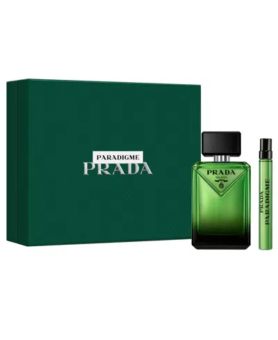 Prada Men's Paradigme Eau De Parfum 2-piece Gift Set In Transparent