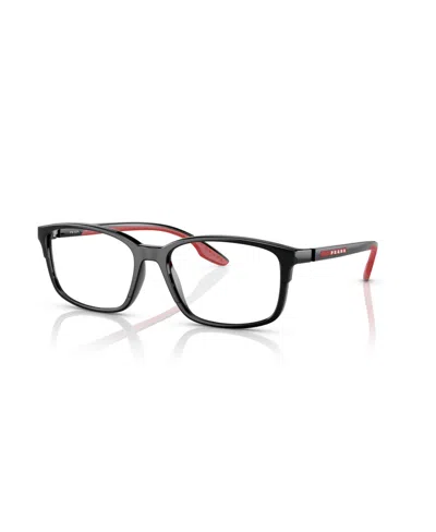Prada Men's Pillow Eyeglasses, Ps 01pv In Black