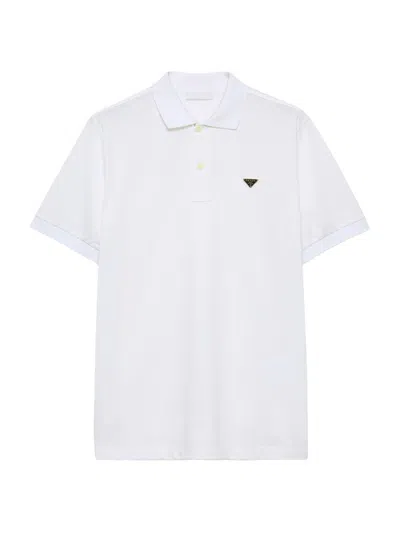 PRADA MEN'S PIQUÉ POLO SHIRT