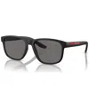 Prada Linea Rossa Man Sunglass Ps 06ys In Black Rubber