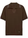 Prada Polo-neck Sweater In Brown