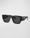 Prada Man Sunglasses Pr 10zsf In Black