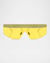 Prada Pr B55s 1bc20o Argento Sunglasses In Silver