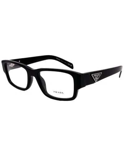 Prada Men's Pr07zv 53mm Optical Frames In Black