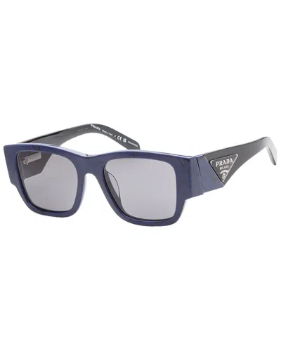 Prada Men's Pr10zsf 55mm Sunglasses In Purple