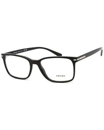 Prada Men's Pr14wv 56mm Optical Frames In Black