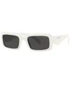 Prada Men's Pr27zs 54mm Sunglasses In White