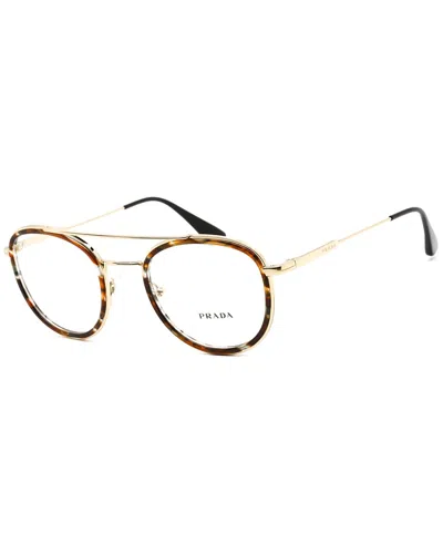 Prada Men's Pr66xv 49mm Optical Frames In Brown