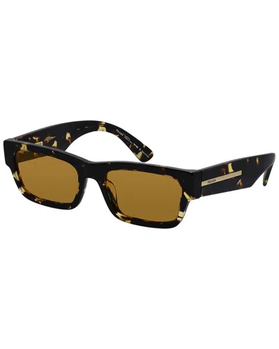 Prada Men's Pra03s 56mm Polarized Sunglasses In Gold