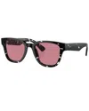 Prada Men's Pra04s 52mm Polarized Sunglasses In Black
