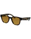 Prada Men's Pra04s 52mm Polarized Sunglasses In Black