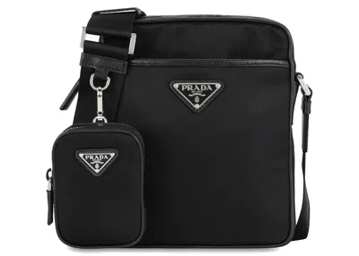 Pre-owned Prada Men's  Crossbody Bag Small In Black
