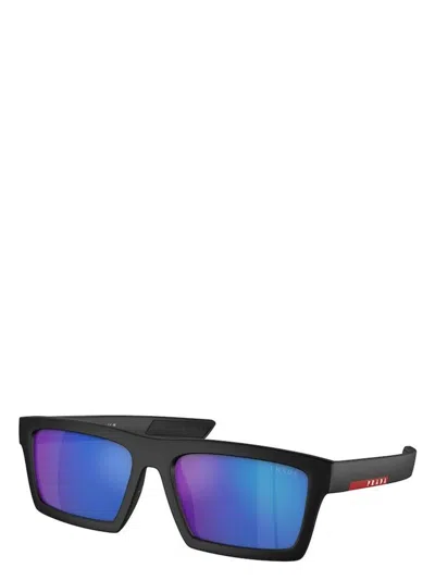 PRADA MEN'S PRADA LINEA ROSSA PS 02ZSU 1BO08R SUNGLASSES