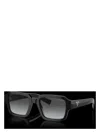 Prada Men's  Pr 02zs 1ab06t Sunglasses In Black