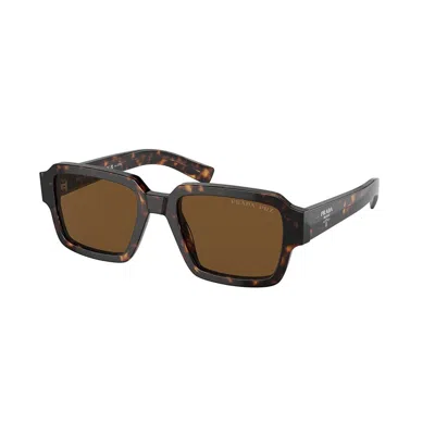 Prada Stylish Men's Polarized Sunglasses In Brown