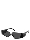 Prada Rectangular Sunglasses In Black