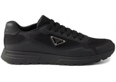Pre-owned Prada Men's  Prax 2.0 Sneakers In Black