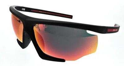 Pre-owned Prada Men's  Rectangular Sunglasses In Black (0ps 07ys Dg010a)