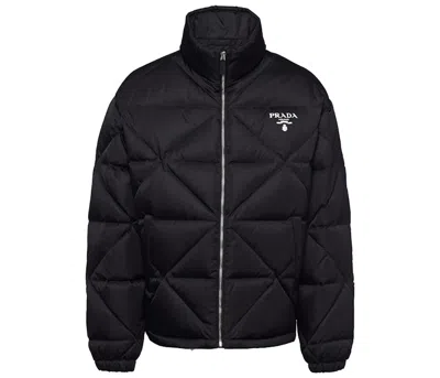 Pre-owned Prada Men's  Renylon Down Jacket In Black