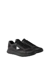 Prada Sneakers Prax 2.0 In Black Fabric And Mesh Men In Black