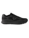 Prada Prax 2.0 Mesh-panel Sneakers In Black