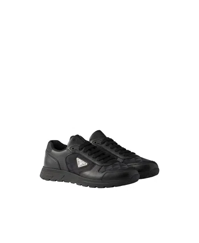Prada Men's Prax 2.0 Re-nylon And Leather Sneakers In Multi
