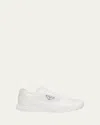 Prada Men's Prax Mesh Runner Sneakers In White