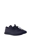 Prada Prax Stretch Knit Sneakers In Blue