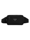 Prada Men's Re-nylon Bumbag In Black
