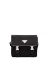 Prada Re-nylon And Saffiano Leather Shoulder Bag