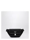 Prada Black Re-nylon And Saffiano Shoulder Bag Men