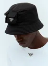 Prada Black Re-nylon Bucket Hat