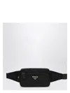 Prada Men's Re-nylon Bumbag In Black