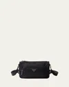 Prada Medium Re-nylon And Saffiano Leather Shoulder Bag