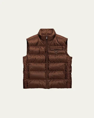 PRADA MEN'S RE-NYLON DOWN VEST