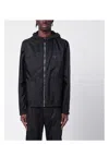 Prada Black Re-nylon Zip Jacket Men In Black