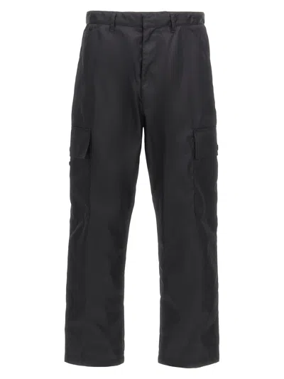 Prada Men Re-nylon Pants In Black
