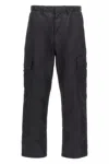 Prada Twill Pant With Belt Loops And Pockets In Black