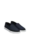 Prada Slip-on-sneaker Aus Re-nylon In Blue
