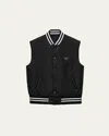 Prada Re-nylon Vest In Nero