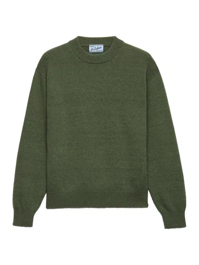 PRADA MEN'S RE-CASHMERE CREWNECK SWEATER